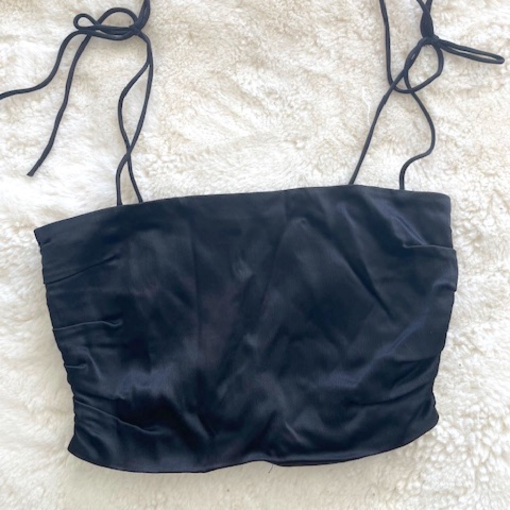 Zara strappy crop top